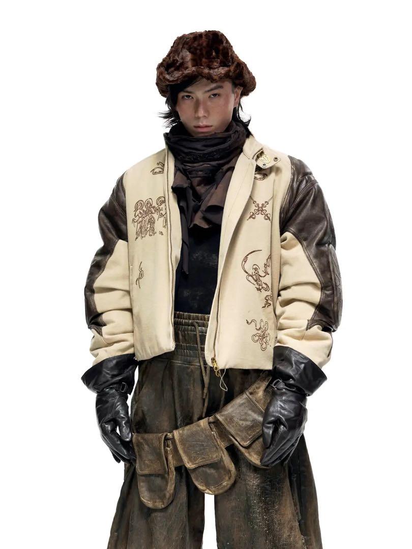 PERSONSOUL Leather Totem Coat レザージャケット