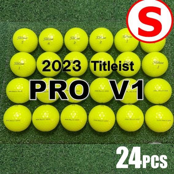 【S110】Titleist PRO V1 黄 23年 ロストボール 24球 S110】Titleist PRO V1 黄 23年 ロストボール 24球 - メルカリ