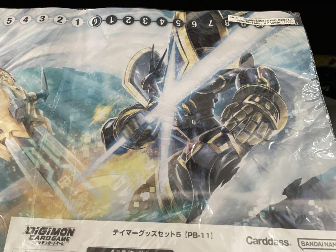 デジモンカード デジカプレイマット テイマーグッズセット5オメガモンアルファモン