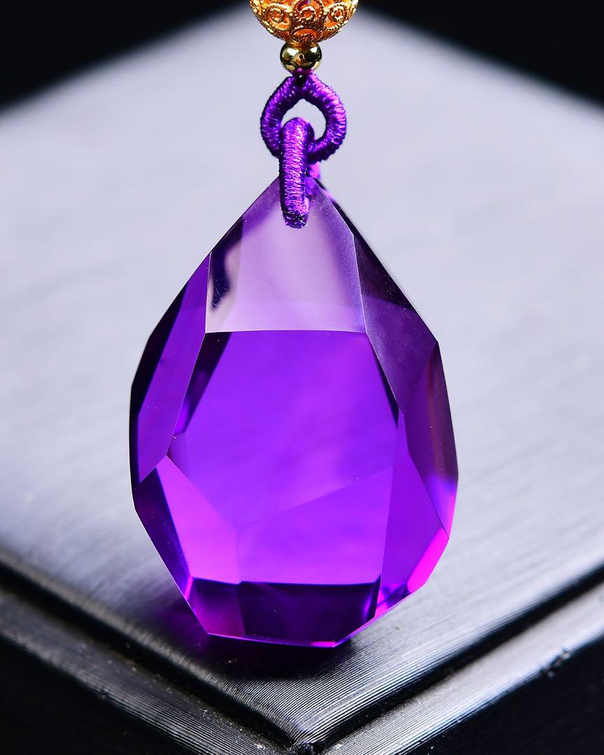 【天然】アメジスト ネックレス34.6g