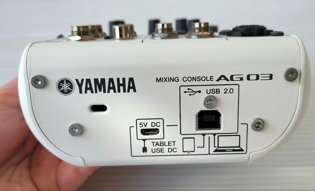 YAMAHA AG03 【旧製品】　配信用ミキサー オーディオインターフェイス YAMAHA AG03 オーディオインターフェース ミキサー
