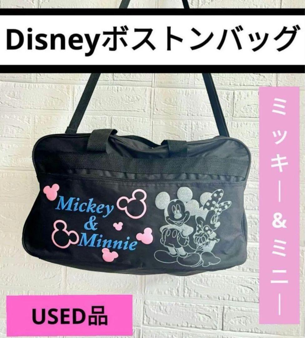 Disney ミッキー&ミニーボストンバッグ - メルカリ