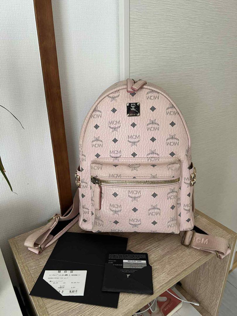 Mcm リュックパウダーピンク - メルカリ