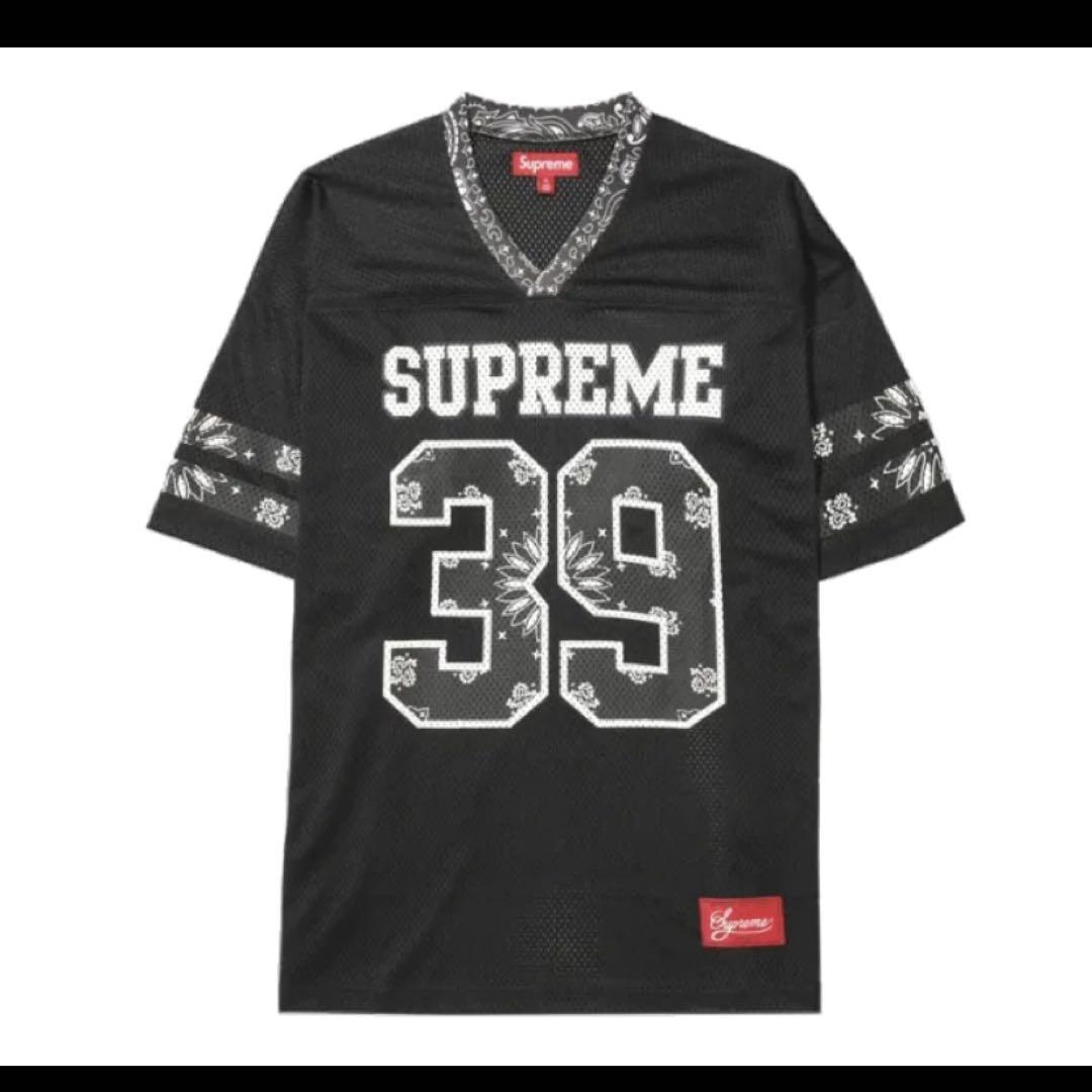 Supreme Bandana Football Jersey black S