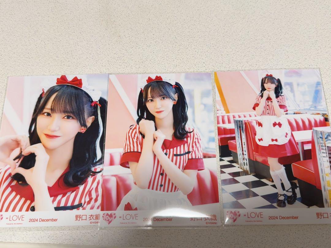 野口衣織 仲直りシュークリーム 生写真コンプ