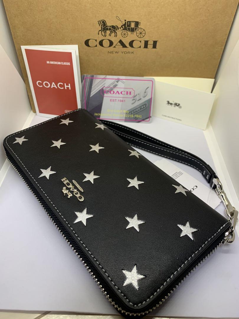 COACH コーチ レディース 財布 長財布 ロング ジップ ウォレット