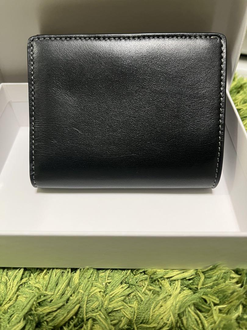 COACH ブラック レザー 二つ折り財布