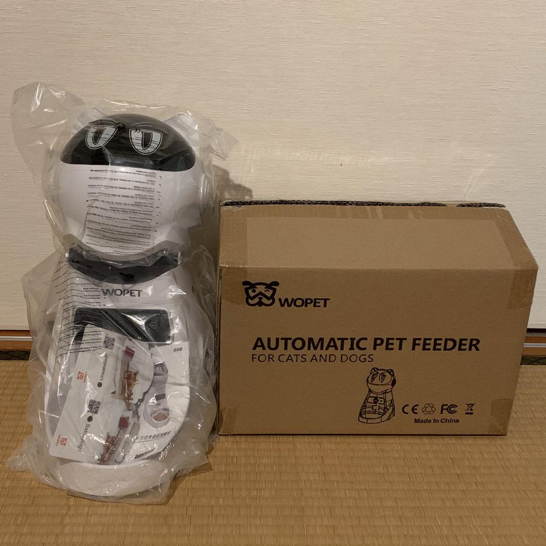 ☆大人気☆自動給餌器 カメラ付き スマホ遠隔 トレイ付き 犬猫用 自動給餌機