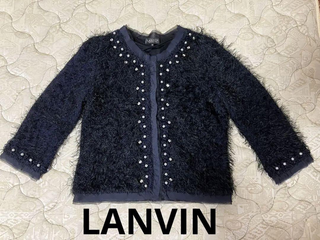 LANVIN ジャケット　カーディガン　size 38 color 紺