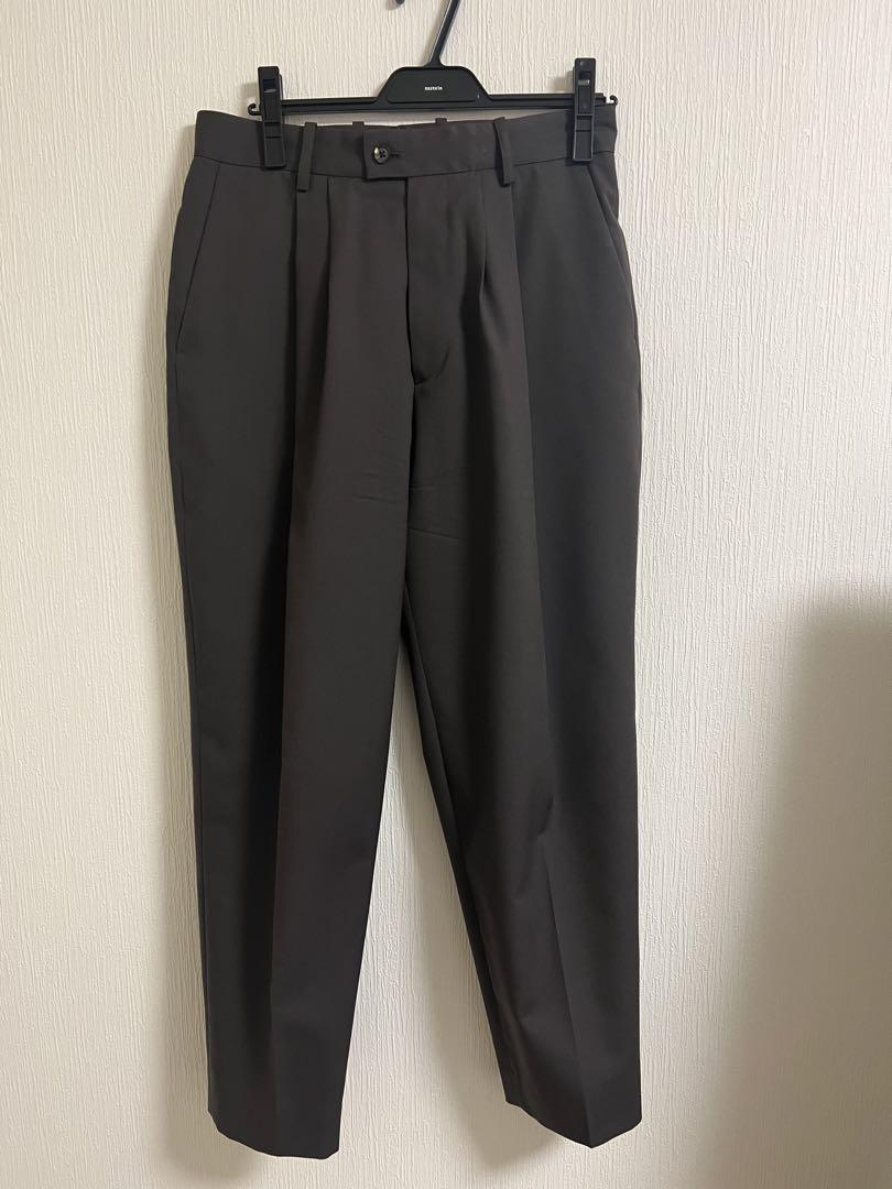 スラックス stein 21aw WIDE TAPERED TROUSERS