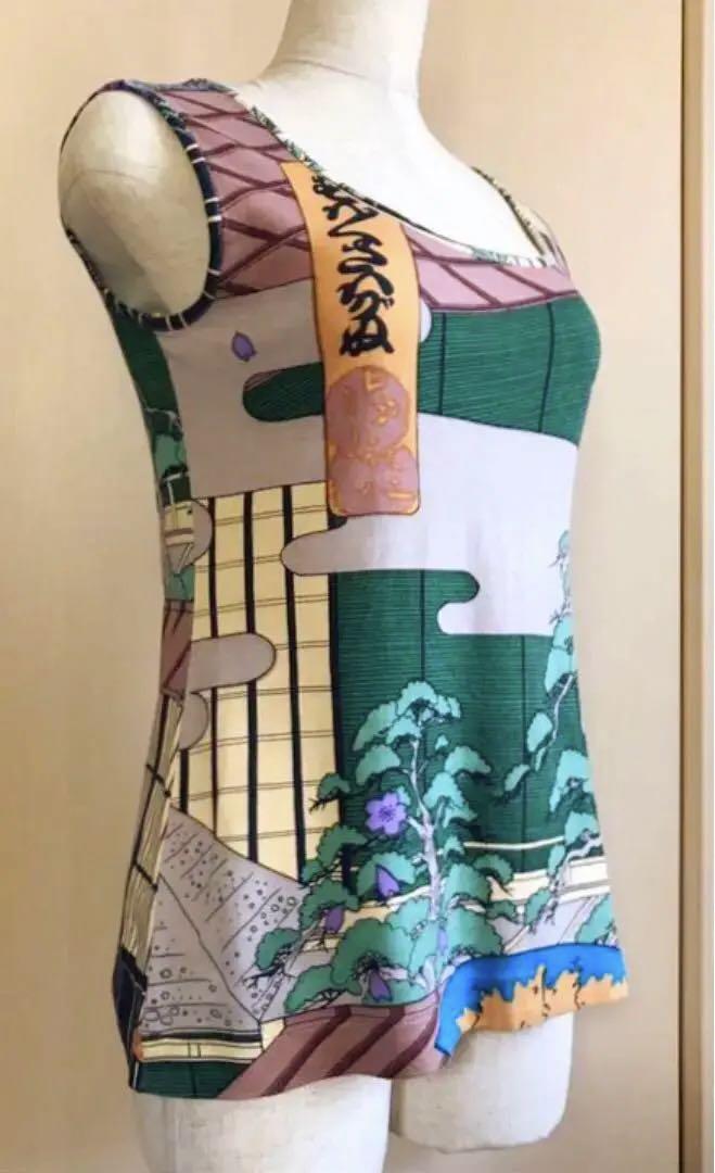 VIVID Hanae Mori vintage 浮世絵柄 タンクトップ 7