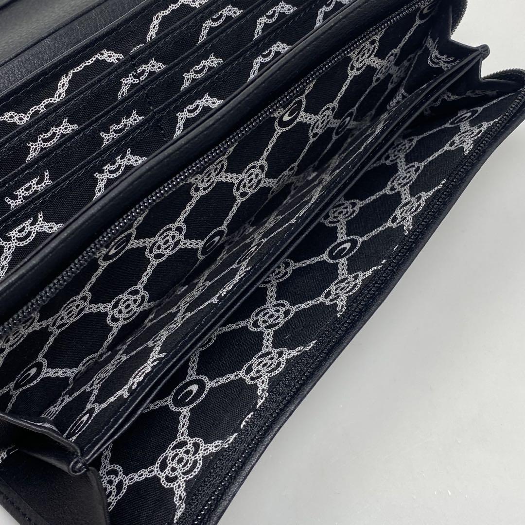 先着1点✨CLATHAS クレイサス 長財布 ワッフル ブラック 黒 財布