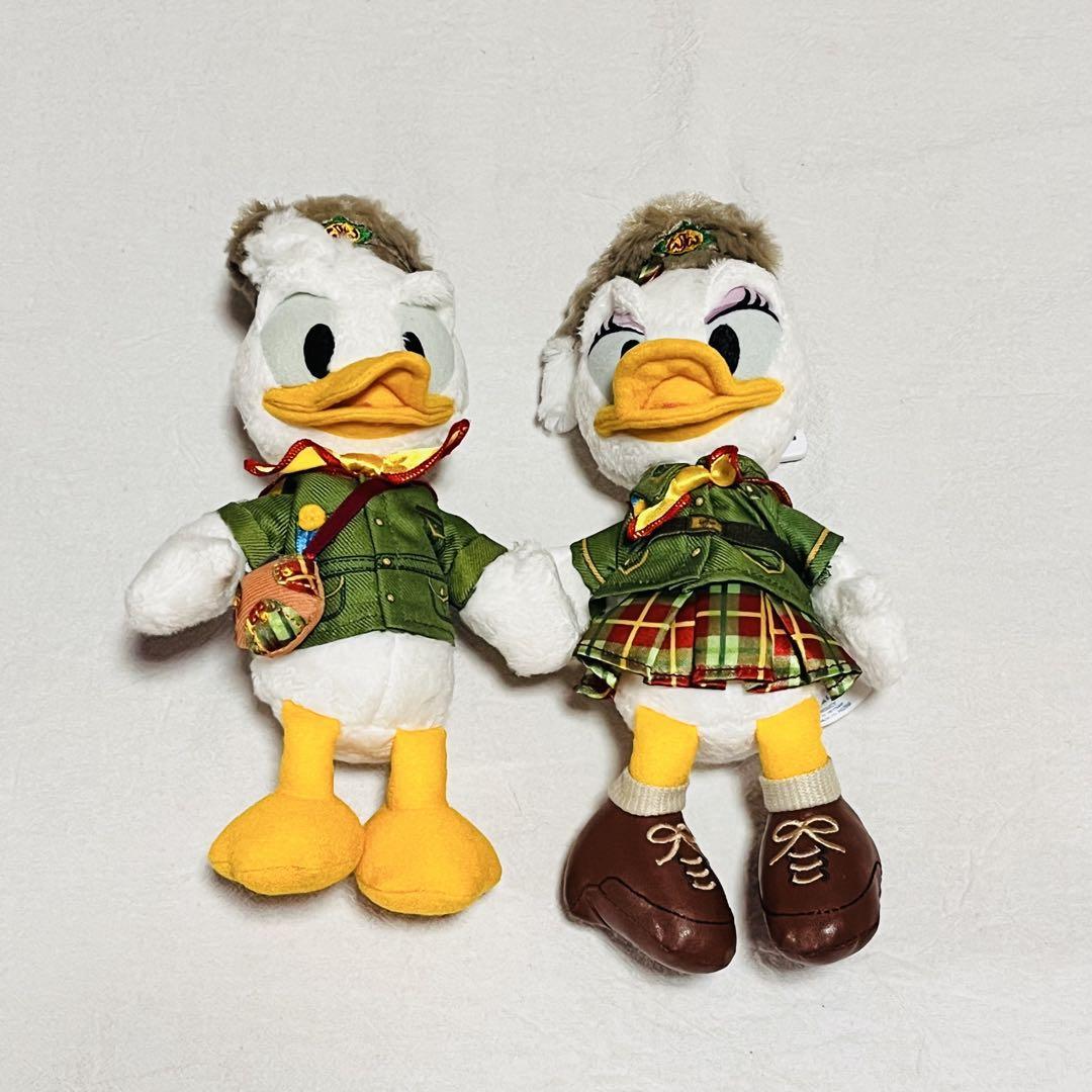 ディズニー　ぬいぐるみバッジ　ぬいば　ウッドチャック　ドナルド　デイジー