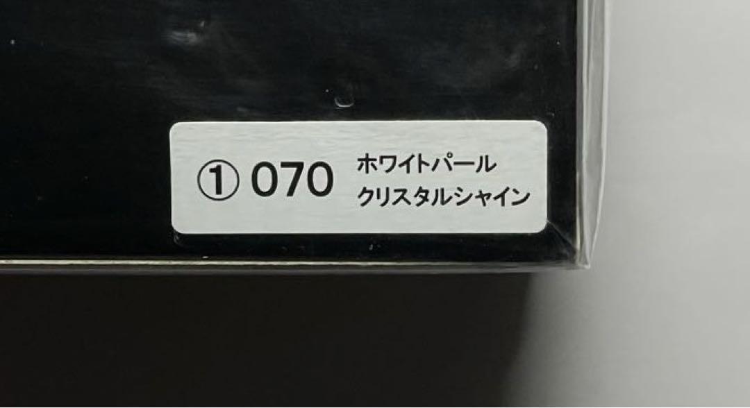 トヨタ ランドクルーザー プラド　色見本 カラーサンプルミニカー ホワイトパール