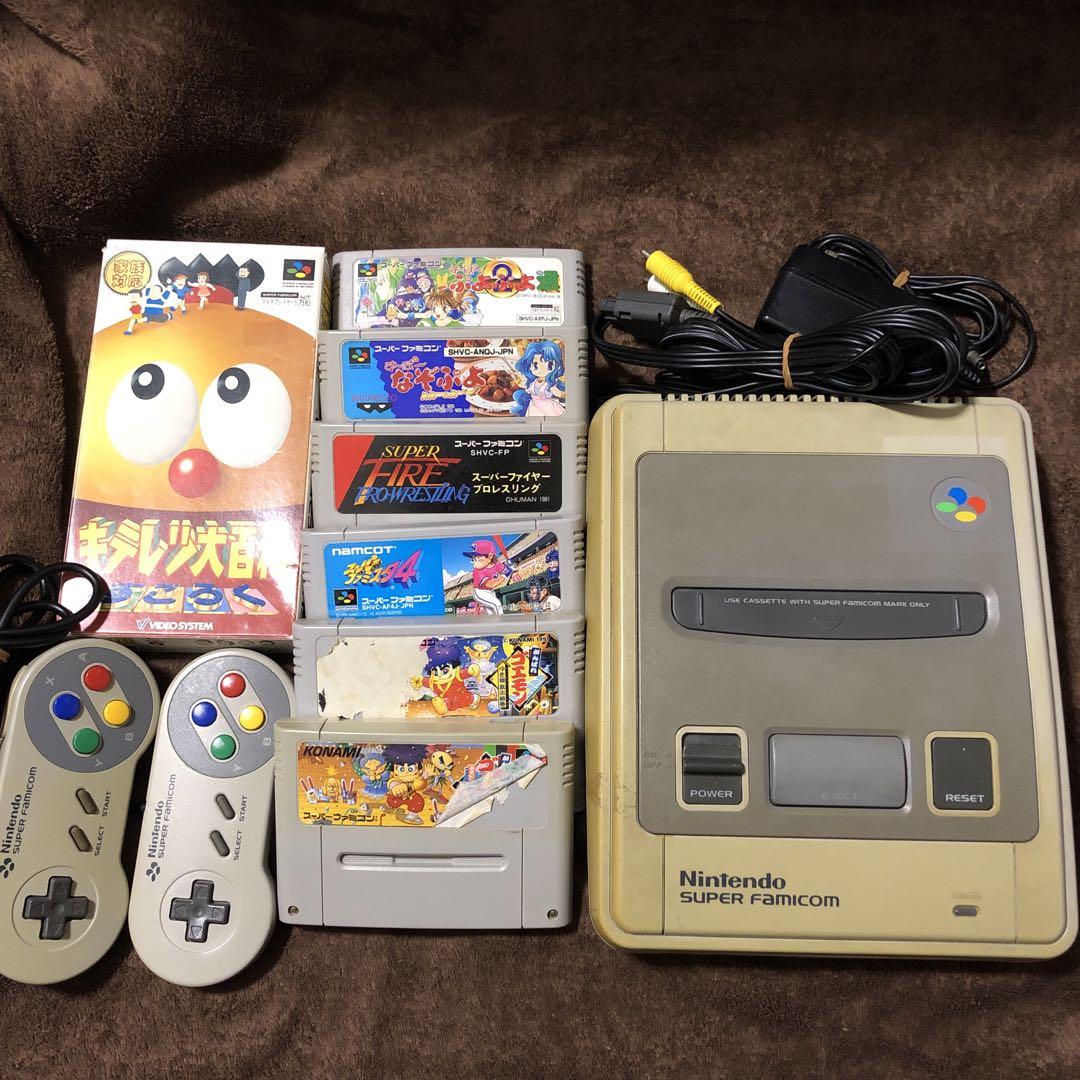 Nintendo スーパーファミコン本体ソフト7本セット