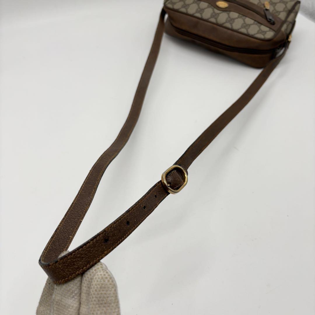 高級 ✨ GUCCI ショルダーバッグ　GG シェリーライン　PVC