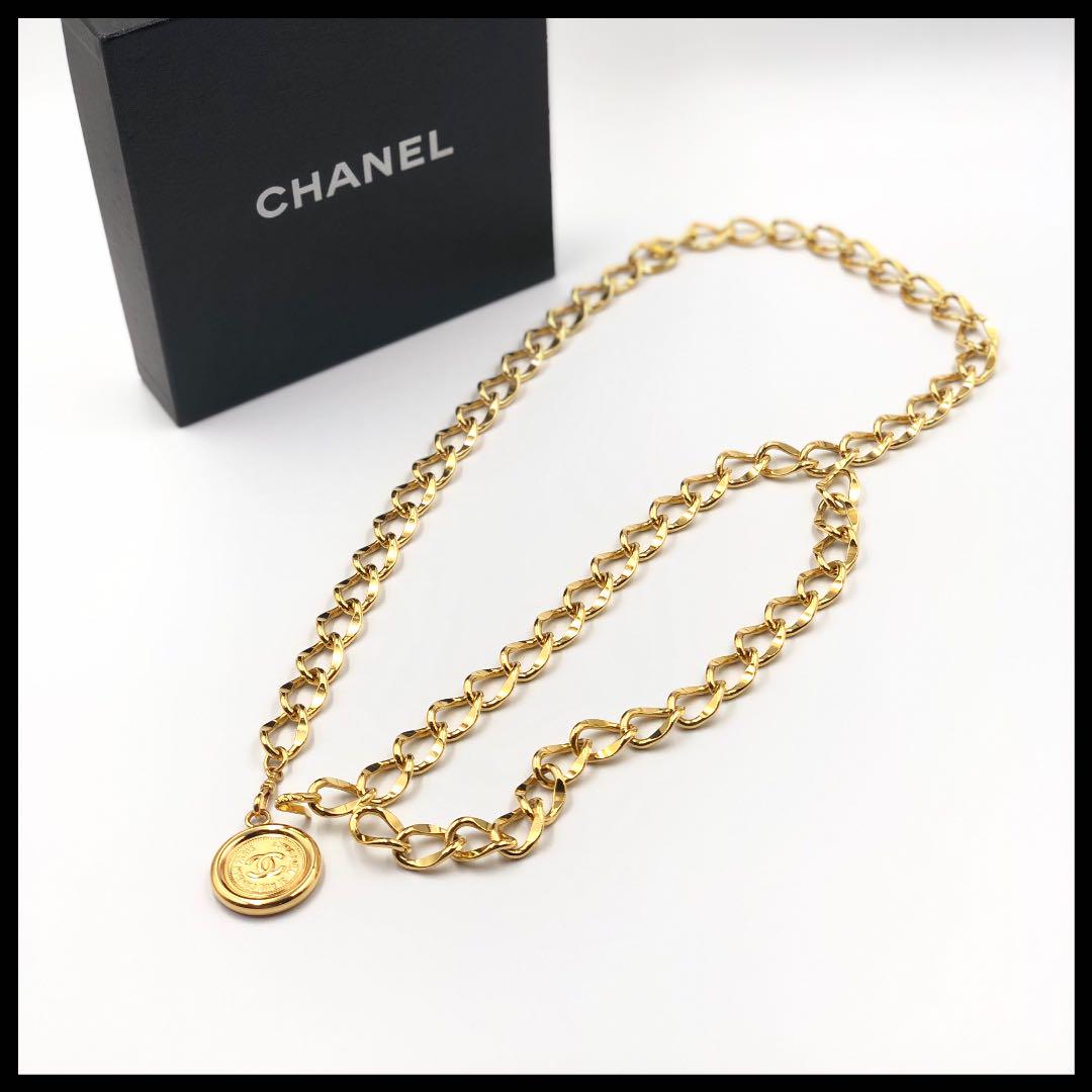 大人の上質 チェーンベルト コイン CHANEL - ネックレス