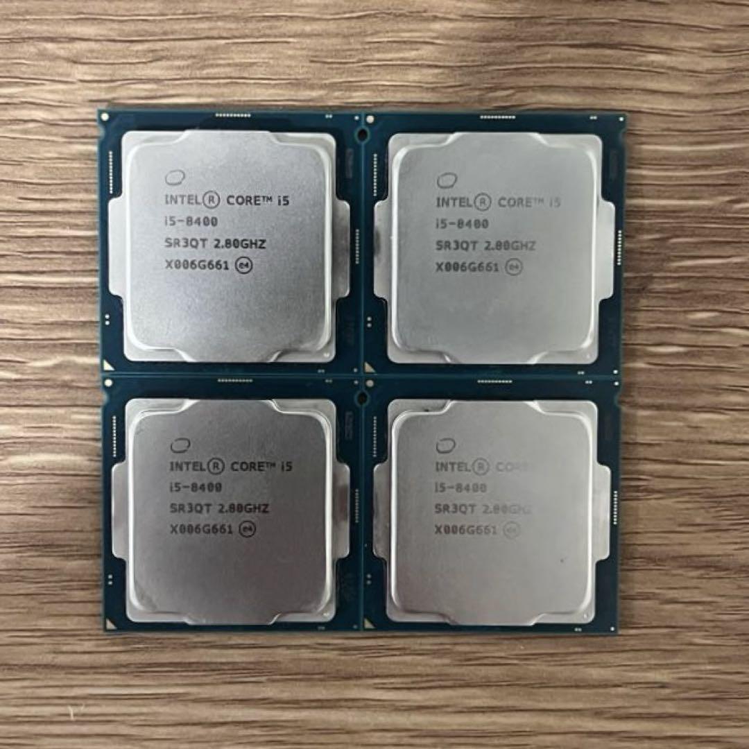 Intel Core i5-8400 CPUのみ 4枚