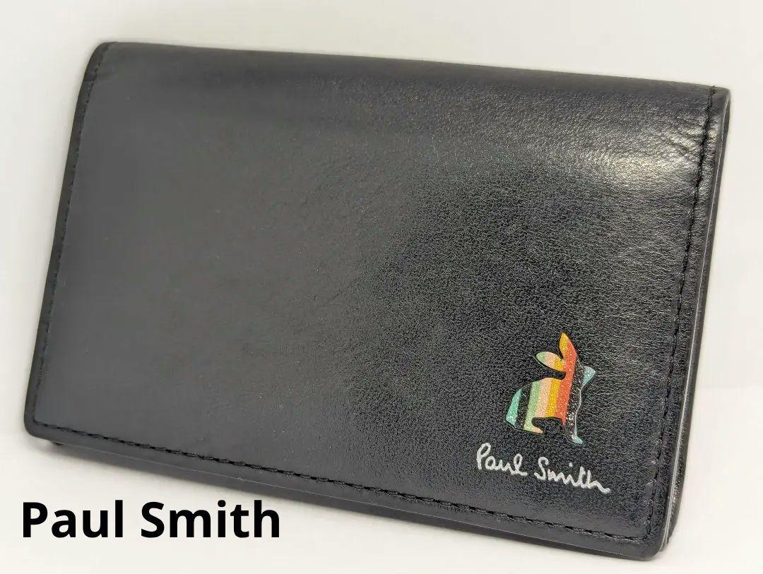 Paul Smith ラビット レザー カードケース 名刺入れ ブラック 黒