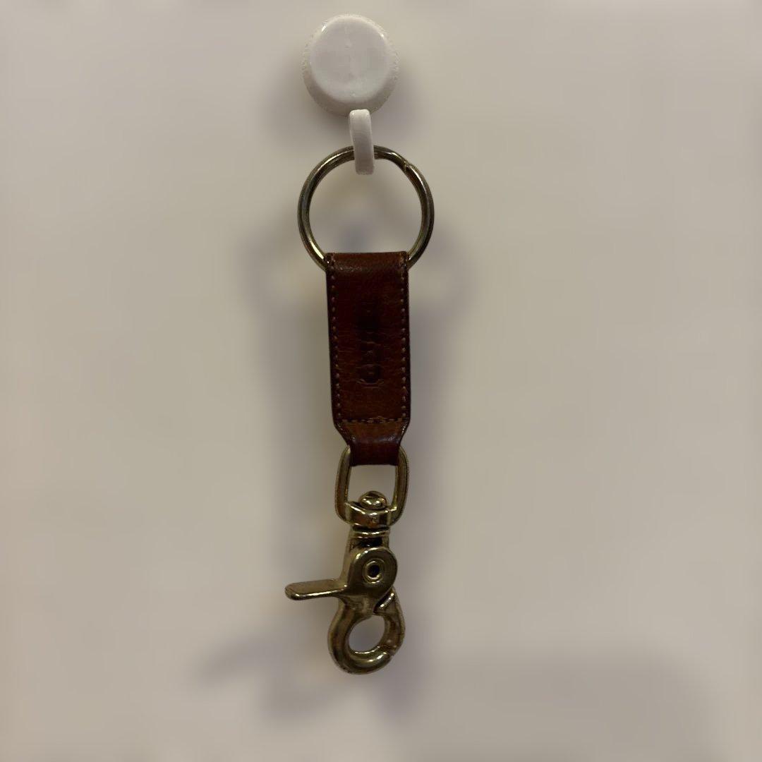 COACH ブラウンレザー キーホルダー✨新品✨ 未使用 COACH ブラウン レザー キーホルダー キーリング