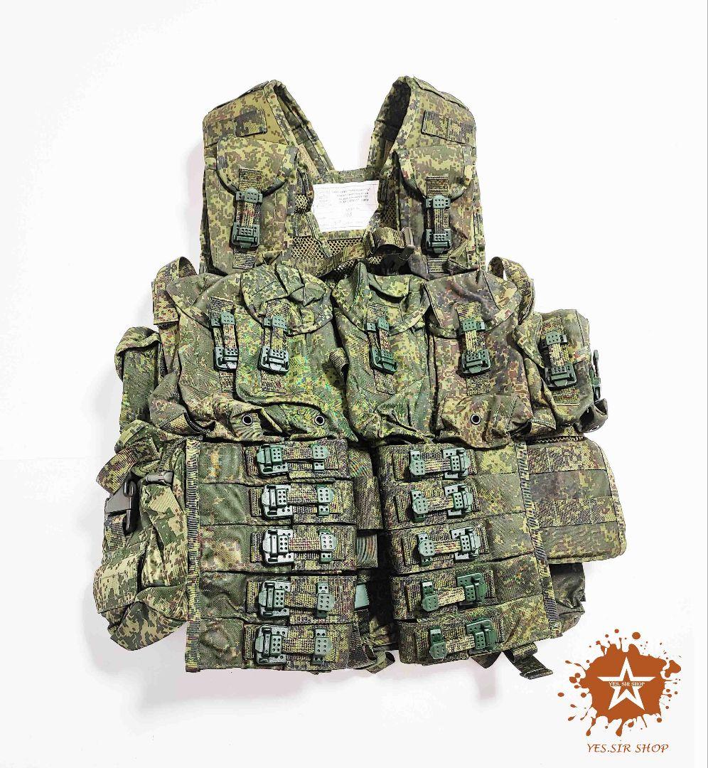 ロシア軍 実物 6sh117 新ロット フルセット ベスト バックパック ポーチ