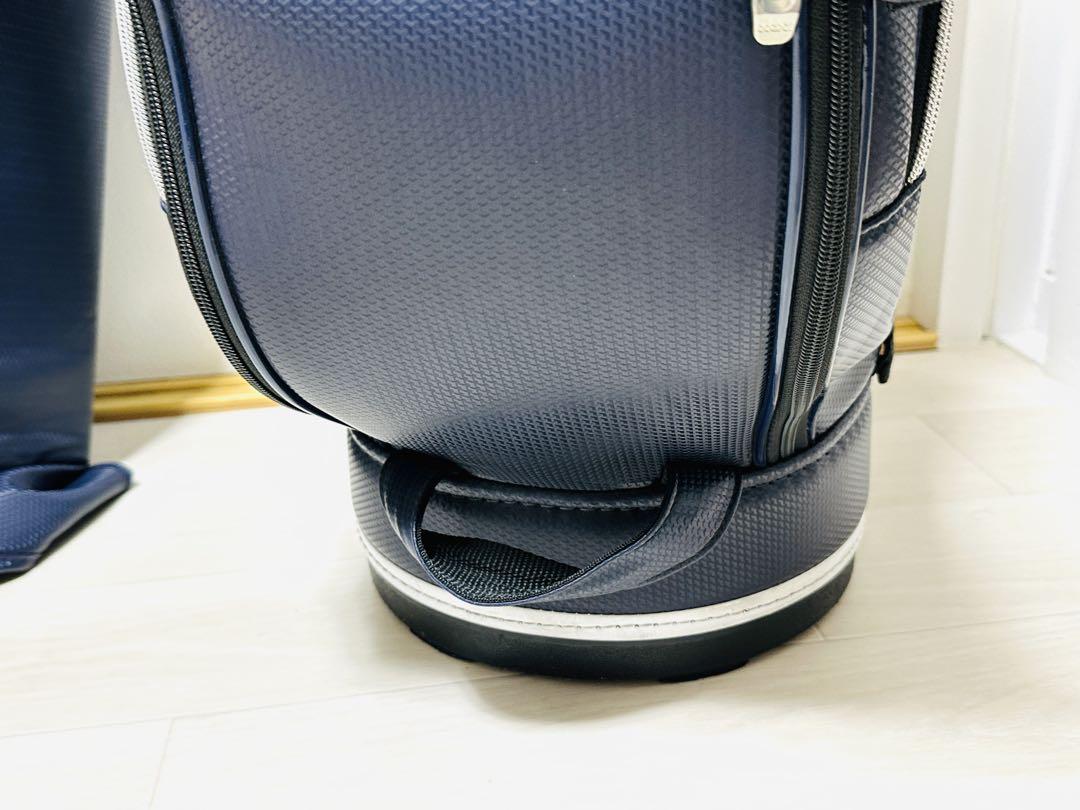 アダバット ◆ ゴルフ用キャディバック ◆ adabat ◆ ネイビー系 ◆中古