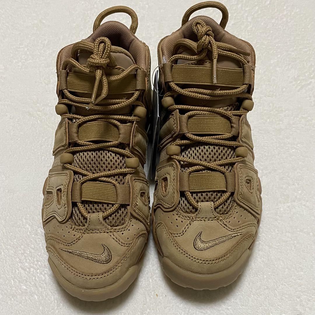 新品】 NIKE ナイキ モアテン GS ブラウン 22 5cmレア 希少