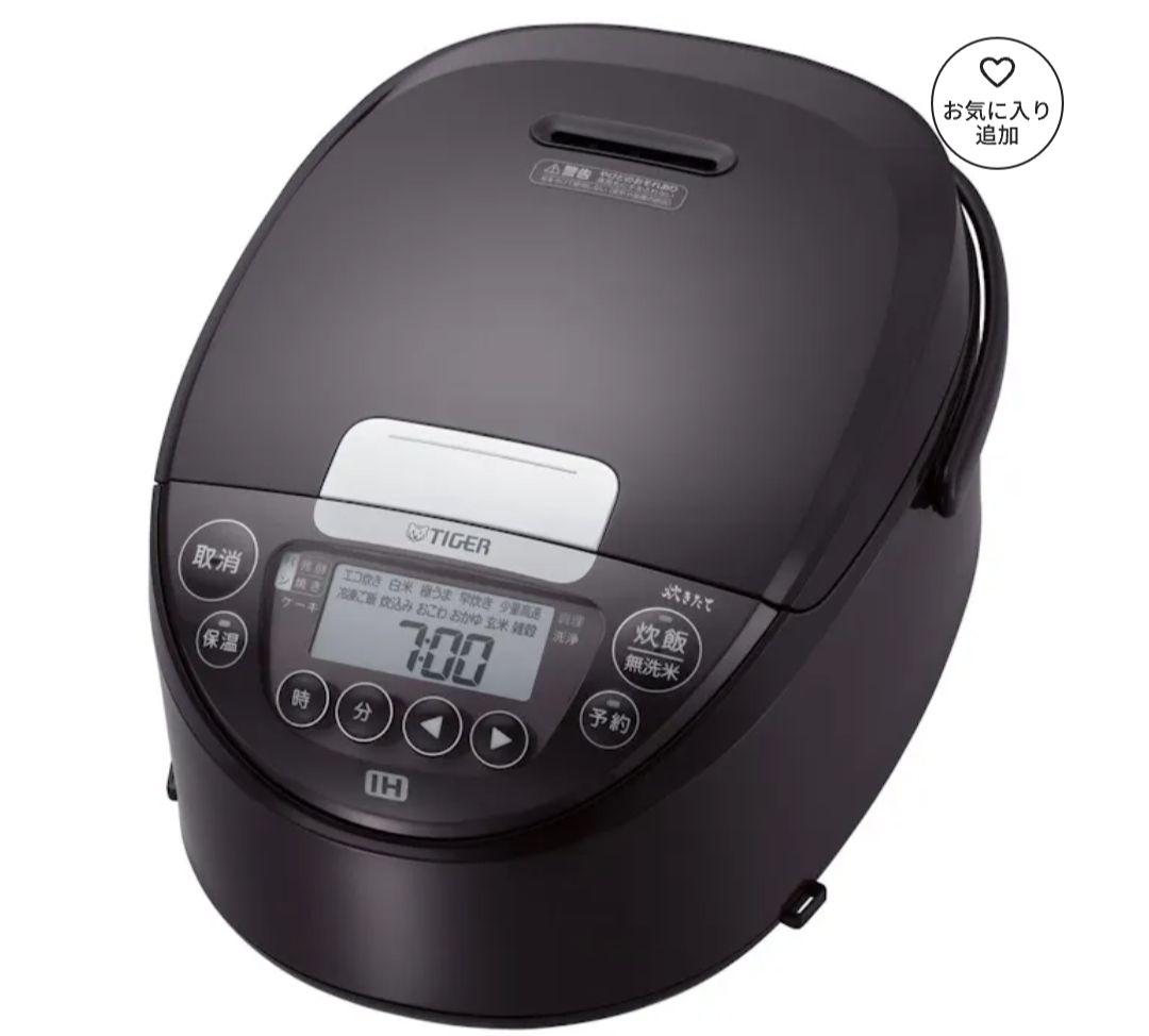 TIGER JPW-D180 T 炊飯器 1.8L　一升炊き