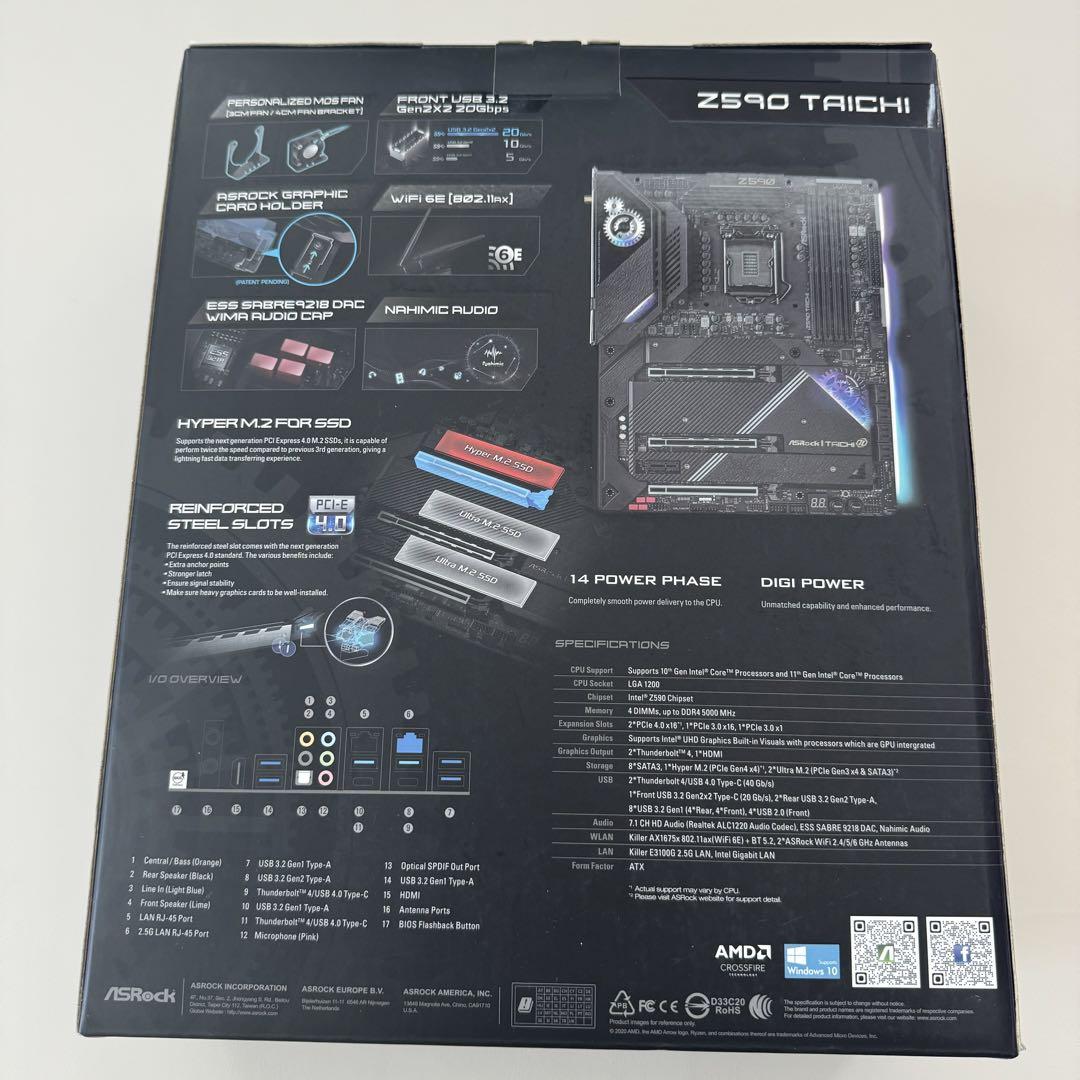 asrock z590 taichi マザーボード 画像3