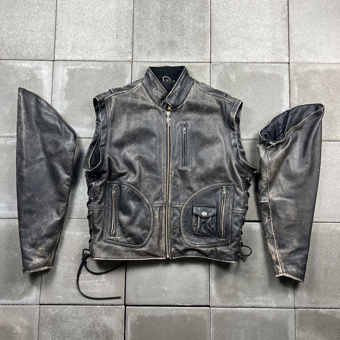 Original Rare Vintage 90s Avirex Classics X Harley Davidson