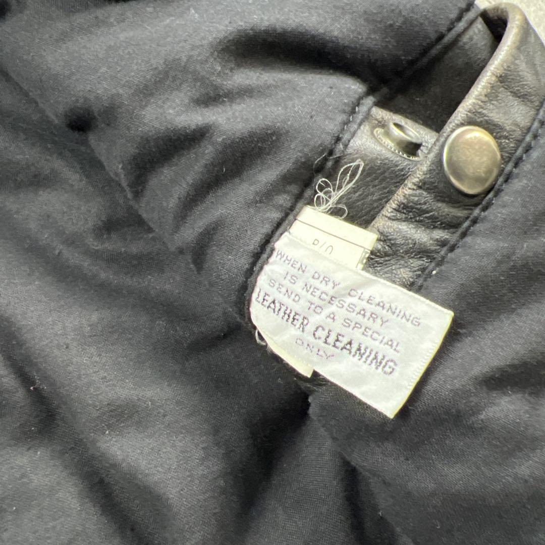 90s harley davidson 2way leather jacket 画像17