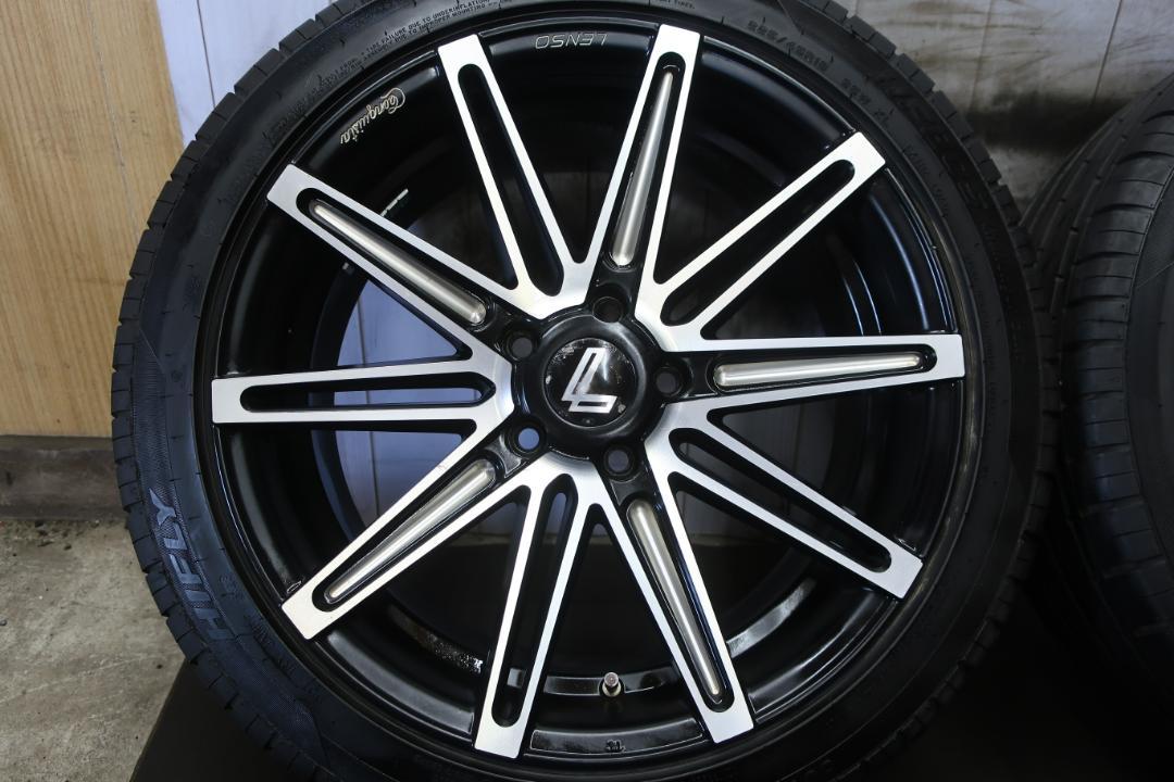 ☆Yoshi☆様送料込 18×8J +38 5穴 溝有 225/45R18