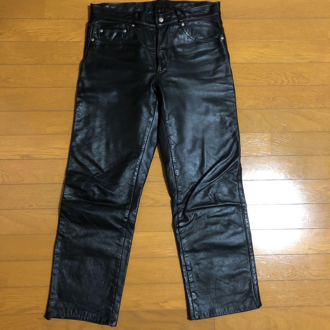 18899円 最低価格の roarsoriginal ロアーズオリジナル レザーパンツ バックジップ 美品 18899円 最低価格の roarsoriginal ロアーズオリジナル レザーパンツ バックジップ 美品
