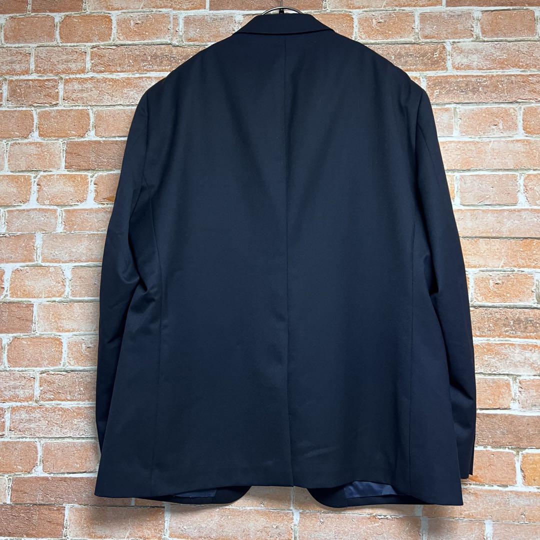 [極美品]現行品　LES MUSE 洗える　ストレッチ　スーツセットアップ　紺
