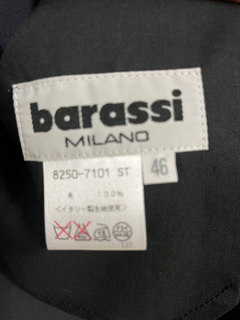 barassi ミラノ スーツ 46 ネイビー
