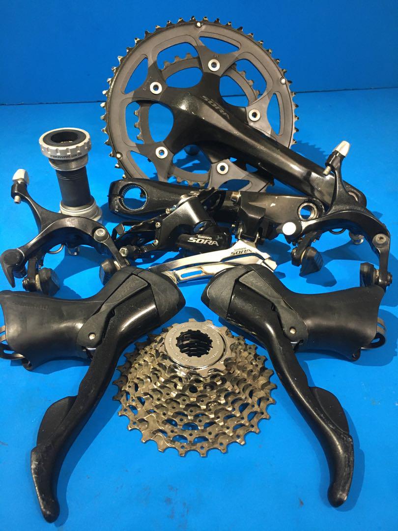 ☆SORA 3500系 2×9s コンポグループセット パーツ ☆SORA 3500系 2×9s コンポグループセット パーツ