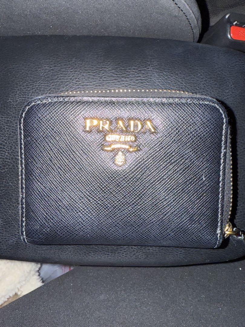 PRADA ブラックレザー コインケース　値下げ可能