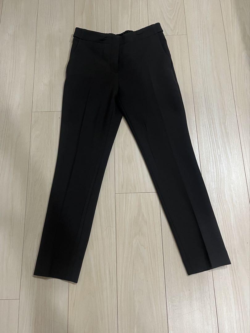 Theory クロップドパンツ　ダークグリーン
