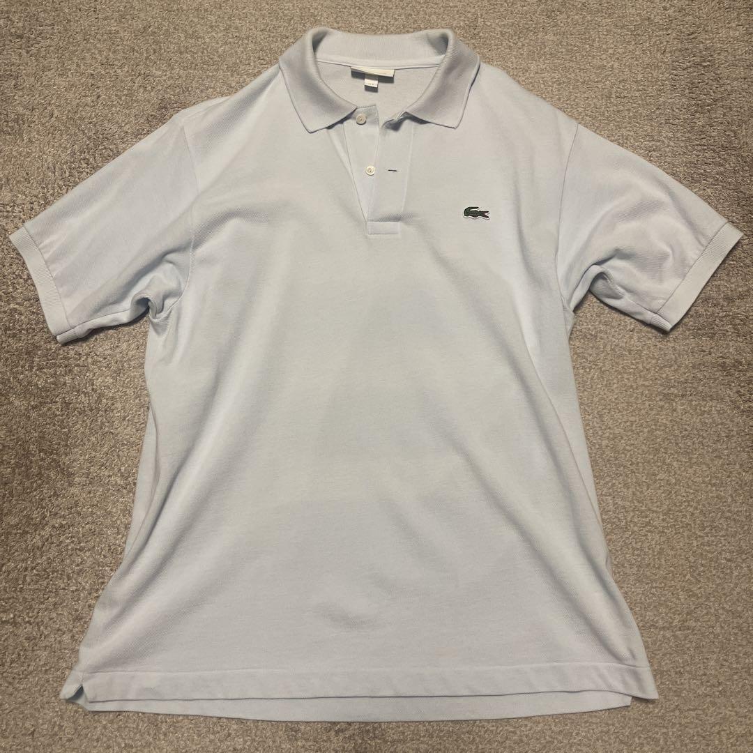 LACOSTE ポロシャツ US L ライトブルー