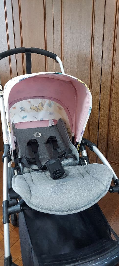 【値下げ】バガブービー3　限定モデル　ホイールボードとフットマフとレインカバー付 限定柄 バガブー bagaboo bee3 ホイールボード 豪華付属品セット