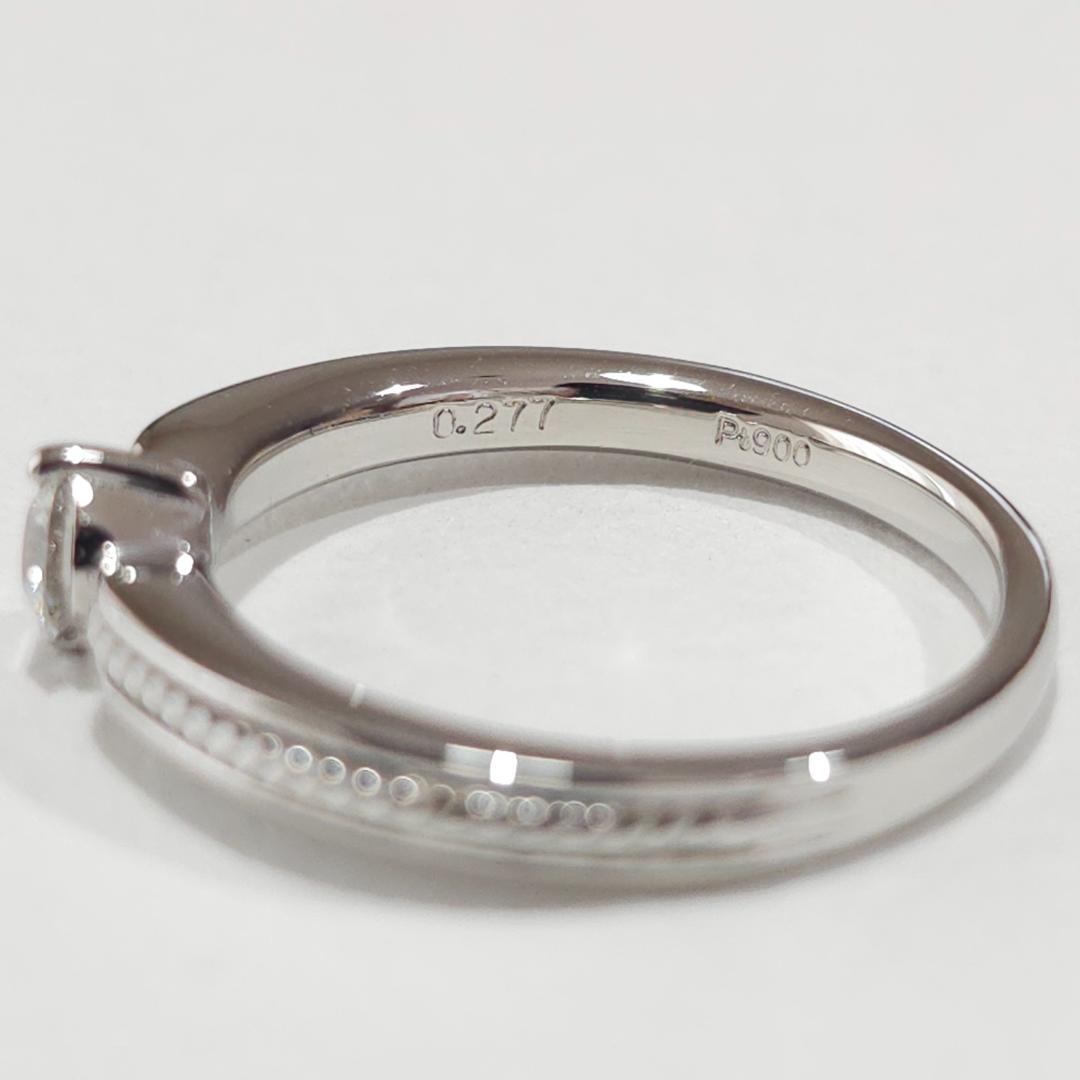 1185 ダイヤリングPT900プラチナ17号0.277ct
