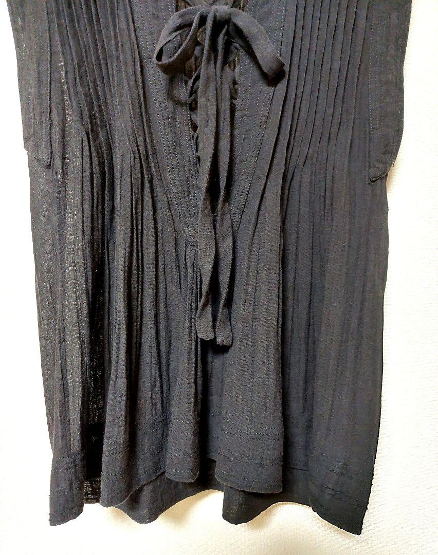 ISABEL MARANT タックレースアップノースリーブブラウス