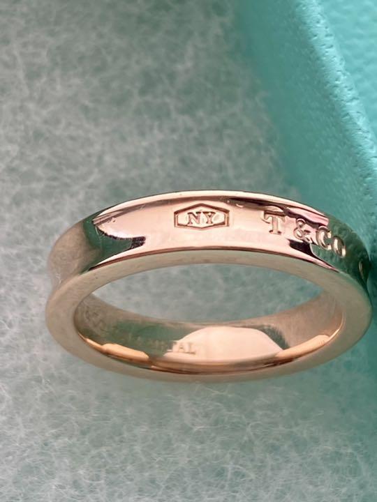 Tiffany&Co ティファニー ルベドメタル 1837 ナローリング 6.5