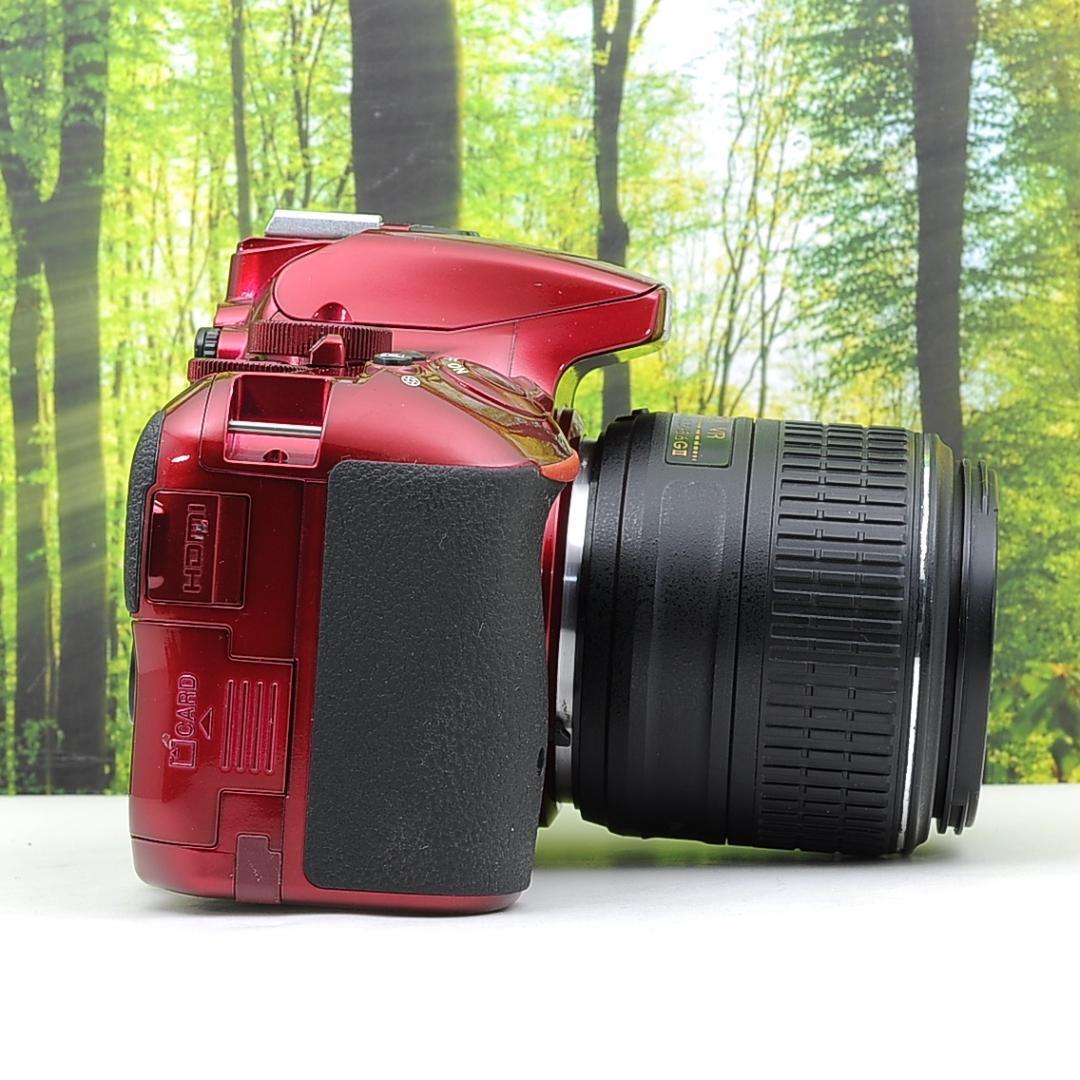 ショット数4738枚！WiFi搭載機種♪ニコン D5500☆希少なワインレッド