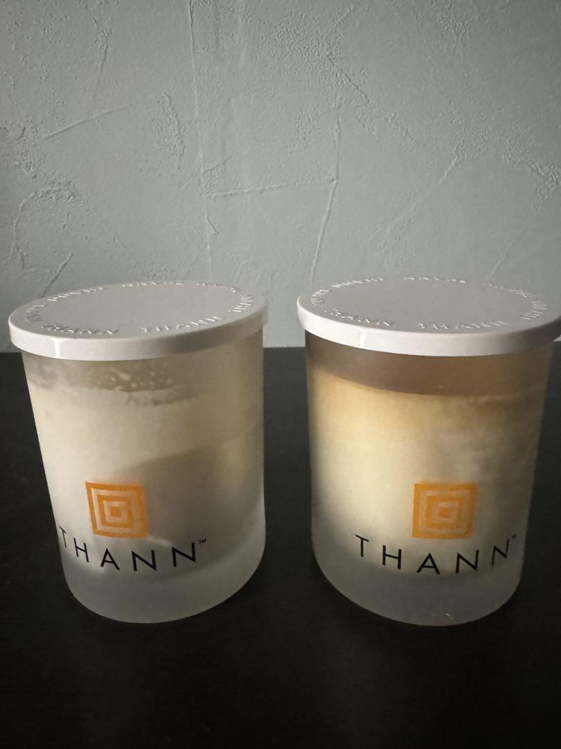 THANN アロマティックキャンドル OE &AW 2個