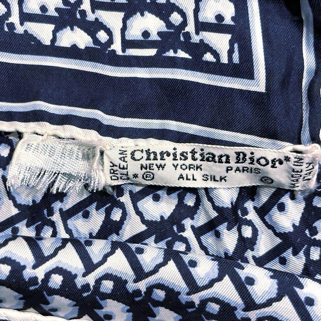 Christian Dior クリスチャン ディオール トロッター柄 スカーフ