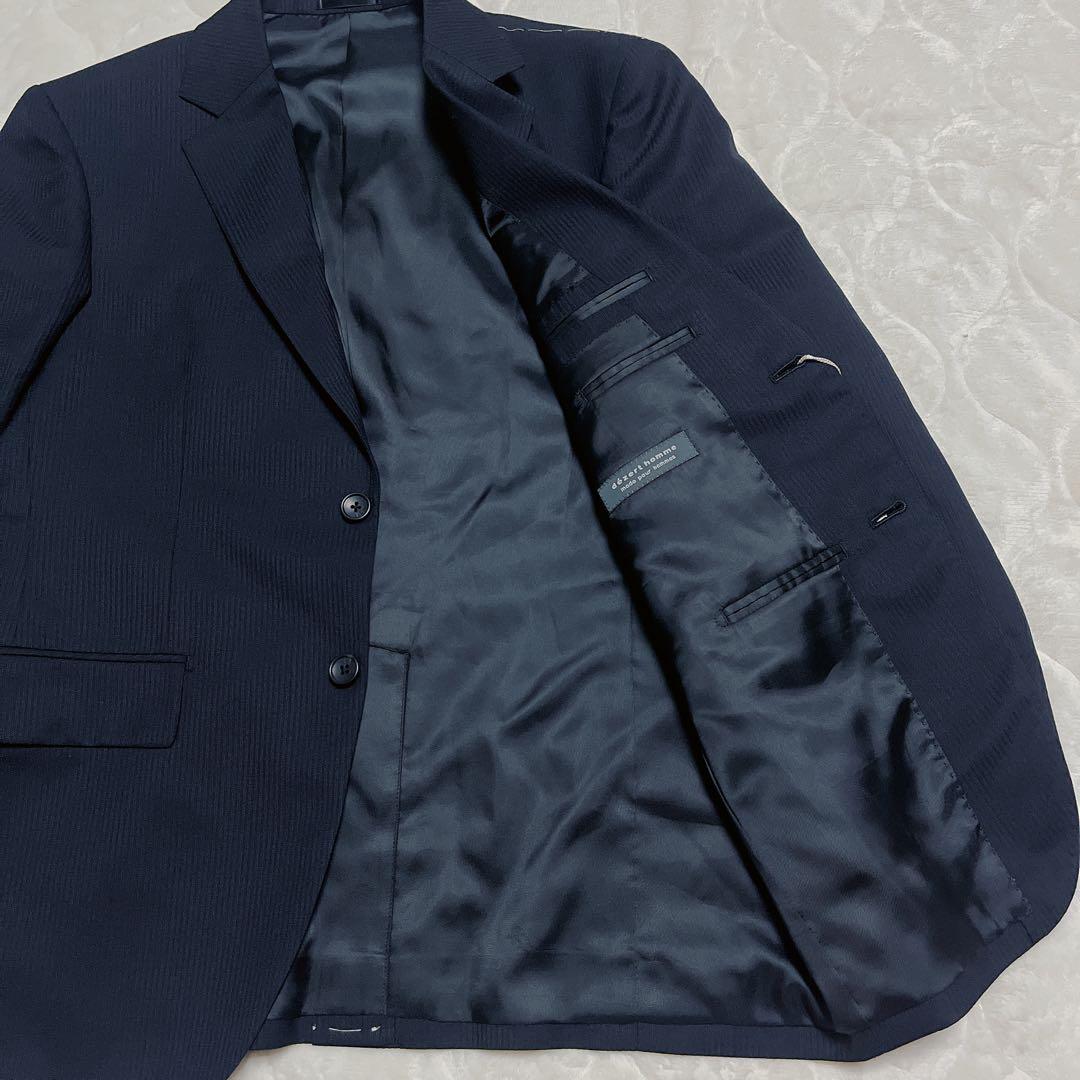 「dezert homme」タグ付き未使用　シャドーストライプスーツセットアップ
