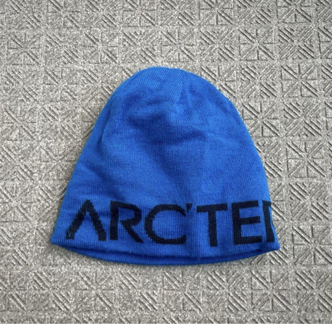 ARC'TERYX 青 ニット帽 フリーサイズ