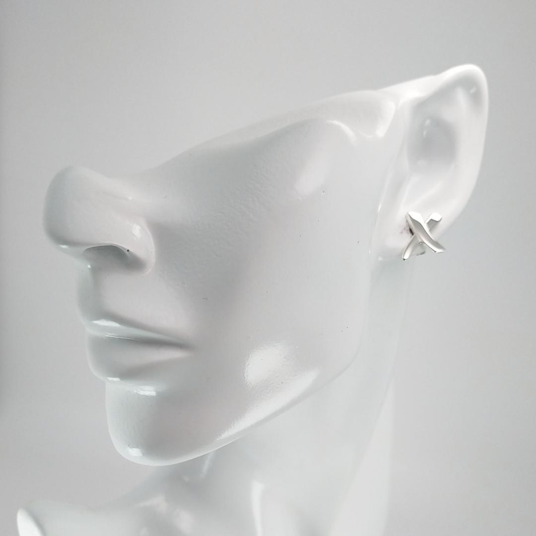 ★SALE★【TIFFANY&Co.】キス　クロス　ピアス　1027 ☆SALE☆【TIFFANY&Co.】キス クロス ピアス 1027