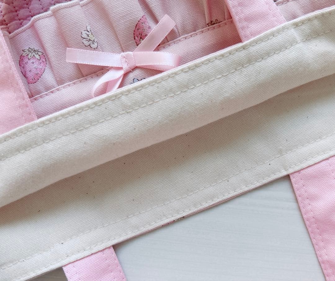 ヌビ レッスンバッグ 女の子 フリル レッスンバッグ 女の子 高学年